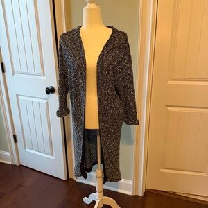 Anthropologie speckled long cardigan